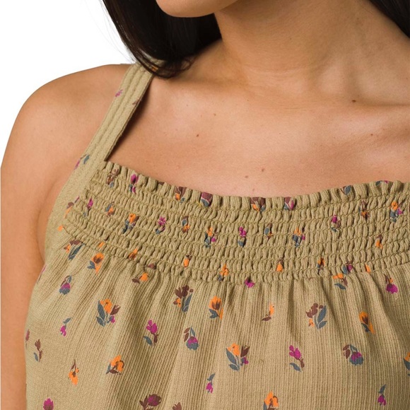 Prana Sweet Grass Meadow Little Palm Organic Cotton Cami Size XL - Picture 3 of 10